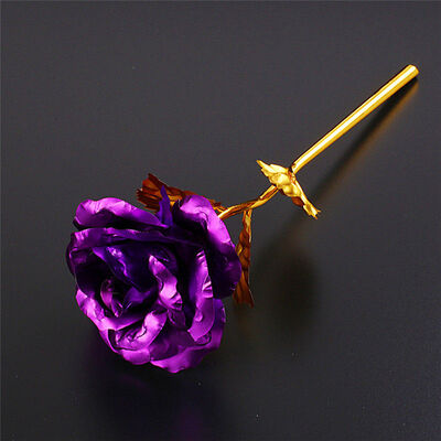 

Multi-Color Plated Rose Romantic Valentines Day Lover Friend Best Gift DSUK NEW