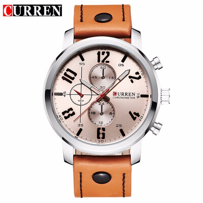 

CURREN Luxury Casual Men Watches Analog Military Sports Watch Quartz Male Wristwatches Relogio Masculino Montre Homme 8192