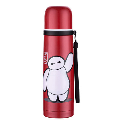 

[Jingdong Supermarket] Hals HAERS 500ml stainless steel vacuum insulation cup outdoor travel car bullet bullet portable harness cup HB-500F shallow lotus red