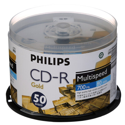 

Philips (PHILIPS) CD-R 52 speed 700M gold version of the barrel 50 burner