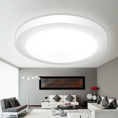

Jingdong Supermarket for the first time led ceiling lamp living room lights bedroom lights bright silver side of the bread light 41 41cm white DD2104 18W