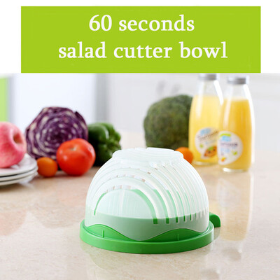 

2018 Новый 60 Second Салат Cutter Bowl Кухонный гаджет Овощной Chopper Стиральная машина и резак Быстрый салат Maker Chopper Кухонный инструмент