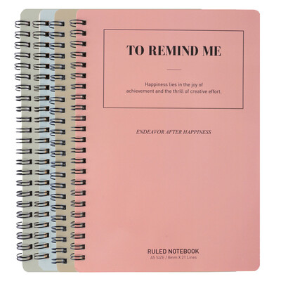 

Deli deli 8 A560 coils spiral soft copy notebook notebook LA560-01