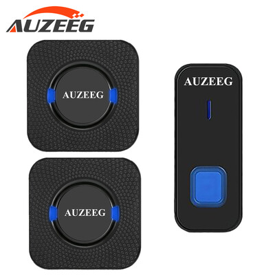 

Wireless Doorbell Kit 2 Receiver1 Push Button 1000FT Remote Control Plug-in Doorbell 55 Doorbell Chime Waterproof Outdoor Bell