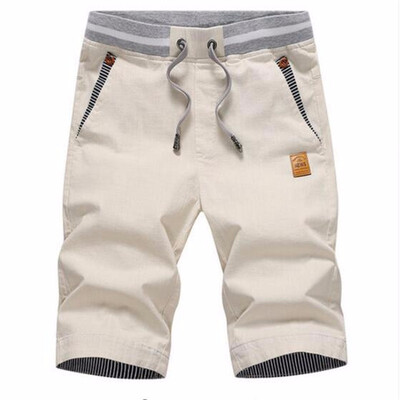 

2018 summer solid casual shorts men cargo shorts plus size  beach shorts M
