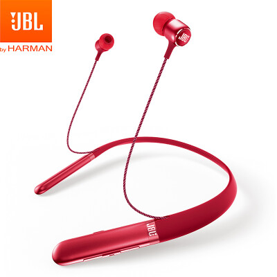 

JBL LIVE 200BT neck-mounted wireless Bluetooth headset in-ear headphones sports music headset ruby ​​red