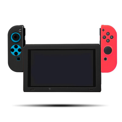

Shadow iNSIST Nintendo Switch ns handheld game console protective cover split silicone protective shell anti-skid shatter-resistant host handle accessories SWITCH-FD red black