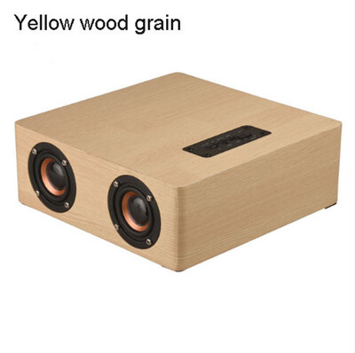 

35MM Q5 Wooden Bluetooth Speaker 12W High Power Home Mobile Computer Bluetooth 42HiFi Quality Support AUX Wireless Card Audio