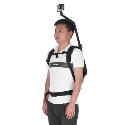 

Romacci SHOOT Sports Camera Selfie Photography Backpack Bag with Mounting Bracket Adapter for GoPro 5433 for XiaoYi SJCAM