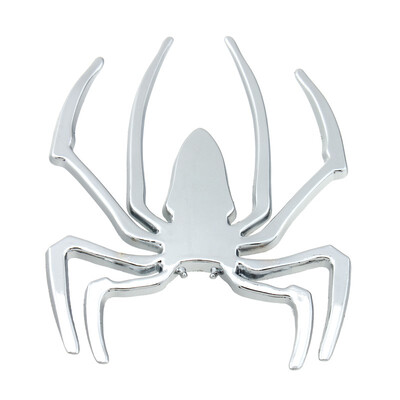 

Silvery New 3D Metal Bat Car Bike Spider Logo Decal Sticker Emblem Badge