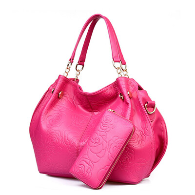 

кожаные сумки из моды сумку женщины роуз цветы случайные Tote сумку крупнотоннажных сумку известных брендов сумки