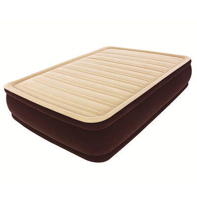 

Bestway Shuya Beige Shu Mei Rong fashion double thick inflatable bed air cushion bed inflatable mattress lunch bed bed fast charge bleed built-in electric pump 67494