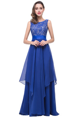 

Lace Long Evening Prom Dresses Mother of the Bride dresses Chiffon Formal Party Dress Backless Evening Gown