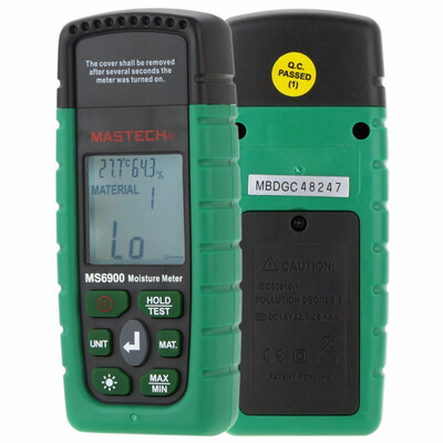 

Mastech MS6900 Portable Digital Timber Wood Moisture Meter LCD Hygrometer Temperature meter Humidity Meter Tester
