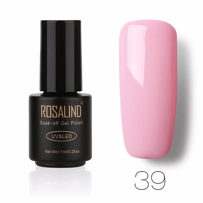 

ROSALIND Gel 1S 7ml DIY Blossom Gel Polish Professional Soak Off UV For Manicure Nail Art Semi Vernis Permanant Gel Lacquer