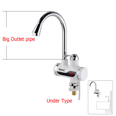 

TINTON LIFE Instant Tankless Electric Hot Water Heater Faucet Kitchen Instant Heating Tap Water Heater with LED EU Plug