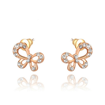 

Yoursfs®18k rose позолоченные бабочка сережку женщин моды ухо - украшения