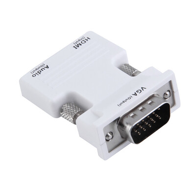 

HDMI Женский выход VGA для Мужской конвертер + аудио адаптер Поддержка 1080P сигнала