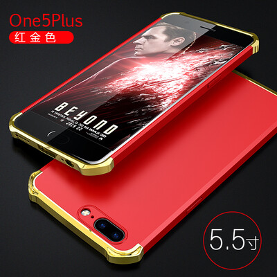 

Goowiiz Phone Case For Oneplus 5 Fashion Plating Matte Hard PC Hybrid Prevent falling Full Protection