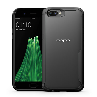 

Goowiiz Luxury Phone Case For Oppo R11R11 Plus HD Clear Acrylic TPU Silicone Prevent falling Full protection