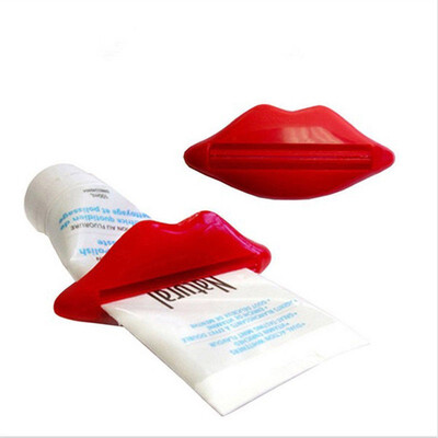 

Cntomlv Top Sale Sexy Hot Lip Kiss Bathroom Tube Dispenser Toothpaste Cream Squeezer Home Tube Rolling Holder Squeezer