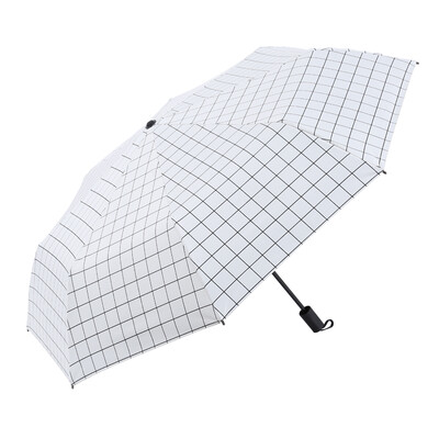 

Midea MAYDU simple lattice umbrella black plastic sunscreen UV umbrella 30 umbrella umbrella unisex M3337 white