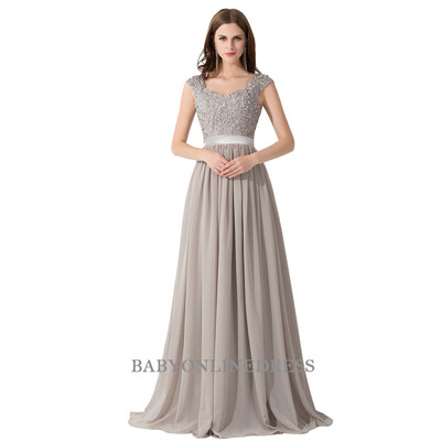

Long Chiffon Bridesmaid Dres Illusion Back Plus Size A-Line Sleeveless Wedding Bridesmaid Dresses