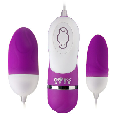 

OMYSKY bead curtains 10 frequency silicone jumping eggs with water mute adult fun supplies violet