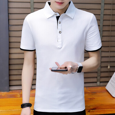 

2018 New Arrival Fashion Men Polo Shirt Men Short Sleeve Casual Men Shirts Slim Fit Polo Cotton Solid Color Mens Polos