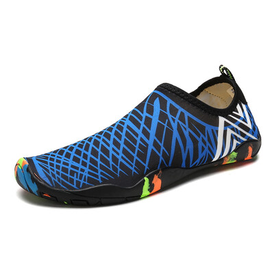 

Men Woman Barefoot Skin Sock Striped Shoes Beach Pool Water Socks Aqua Beach Swim Slipper On Surf Aqua Shoes