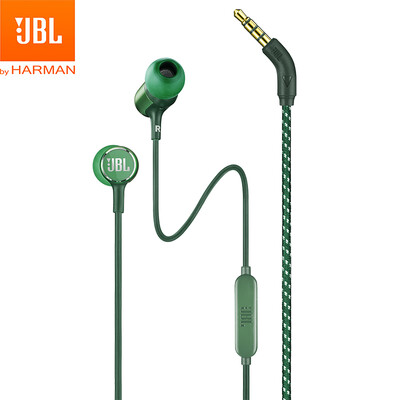 

JBL LIVE 100 Стерео наушники-вкладыши Наушники Наушники для мобильных телефонов Спортивные наушники Компьютерные игровые гарнитуры с Michael Call Green
