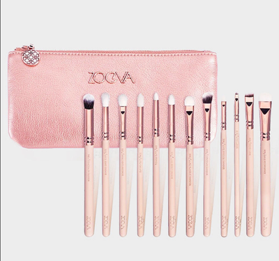 

makeup brushes cosmetic brush rosegold unicorn eyes kit face set bag