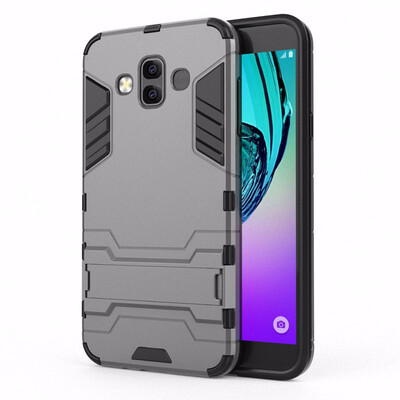 

WIERSS Shockproof Hard Phone Case for Samsung Galaxy J7 Duo 2018 J720 SM-J720F 55" Combo Armor Case Back Cover Fundas Capa