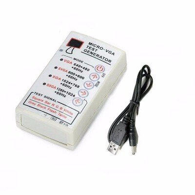 

Portable VGA Signal Generator SVGAXGA 60HZ For LCD CRT Display Monitor Tester USB Cable VGA SVGA XGA