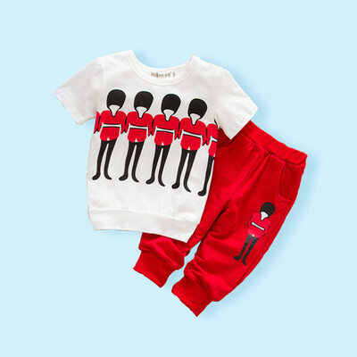 

2-7 years old kids sets 2018 summer girls boys clothing set baby clothes kids sport suit