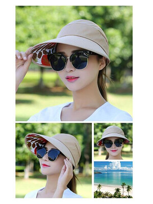 

Outdoor Sun Hats for Women Wide Brim UV Protection Sun Hat Summer Beach Packable Visor
