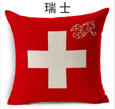

Cntomlv hot sale New Arrival The 2018 Russia World Cup Home Decor Cushion Cover Soccer Decorative Pillowcovers Wholesale