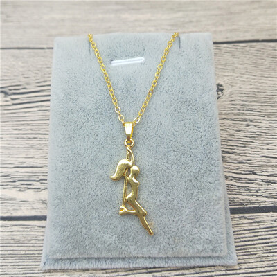 

New Pole Dancer Necklace Trendy Style Strip Dancer Silhouette Gift for Bachelorette Party Women Necklace