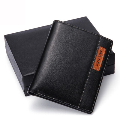 

Хао Дейтон (HAUT TON) QB28 бумажник мужской короткий отрезок вертикальной заголовка раздела слоя кожи рук мешок карточного бизнеса вскользь водительские права бумажник карты наборы наборы мужской черный бумажник