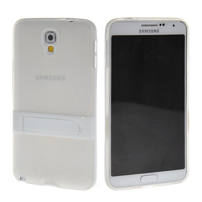 

MOONCASE Мягкие гибкие силиконовый гель ТПУ кожи с Kickstand чехол для Samsung Galaxy Note 3 Neo N7505 Очистить