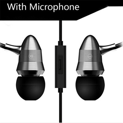 

Full Metal Earphones, Universal 3.5mm Deep Heavy Bass In-ear Headphones with noise-cancelling mic for iPhone Samsung and other Smartphones