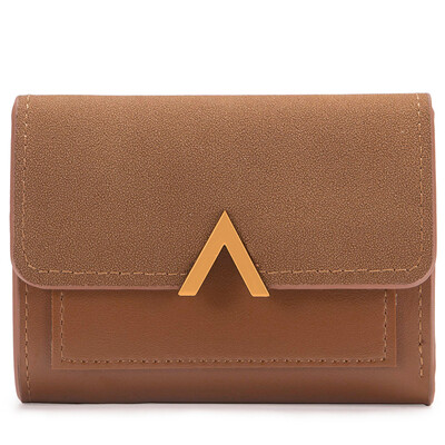 

ONLY short wallet female thin tide folding retro multi-function student wallet -3800118 black