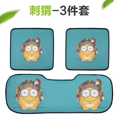 

BRYISH Four Seasons General Motors Cushion Four Seasons Seat Car Seat Cover 3D Mesh Cartoon Series Universal Seat Small Three-piece Pattern Order Remarks Factory Straight Hair