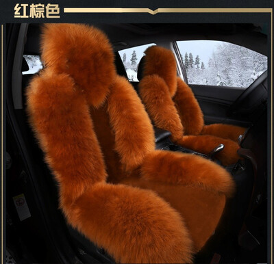 

TO YOUR TASTE auto accessories universal winter top wool car seat cushions covers for Jeep Grand Cherokee wrangler commander warm