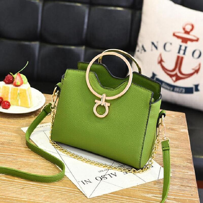 

2018 casual chains metal handle small handbags hotsale laides purse famous brand women evening clutch messenger shoulder bags
