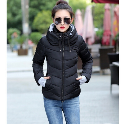 

Winter Jacket Women Parka Thick Winter Outerwear Plus Size Down Coat Short Slim Design Cotton-padded Jackets&Coats