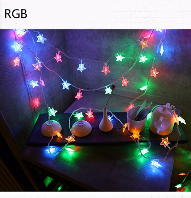 

10M 20M 30M LED Christmas Star String Lights Outdoor Indoor Fairy Lamp 8 Kinds Of Color For Holiday New Year