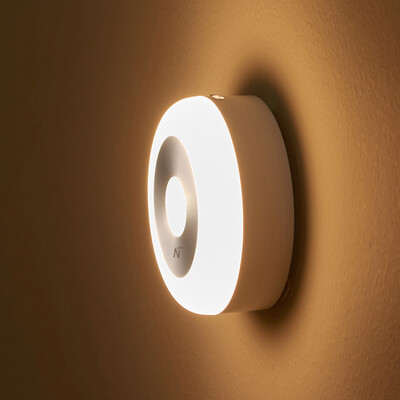 

NetEase strict selection Netease wisdom wall-mounted induction night light human body induction light control LED lights bedside lamp atmosphere lights baby feeding lights from night lights can be posted