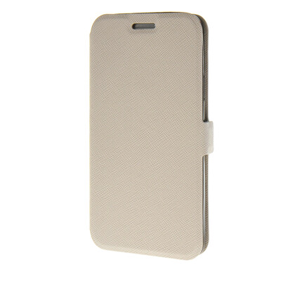 

MOONCASE Cross pattern Flip Pouch Leather Wallet Slim Stand чехол для Samsung Galaxy A3 White