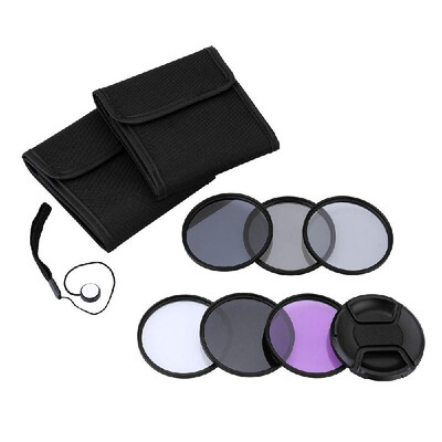 

49mm 52mm 55mm 58mm 62mm 67mm 72mm 77mm UV CPL FLD ND2 4 8 Filter Kit Neutral Density Filter for DSLR Pentax 4K52